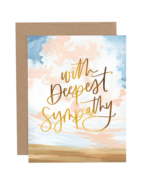 Landscape Sympathy Greeting Card, 1 of 1