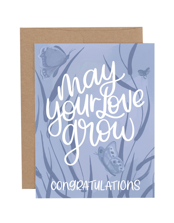 May Your Love Grow Greeting Card, 1 of 1