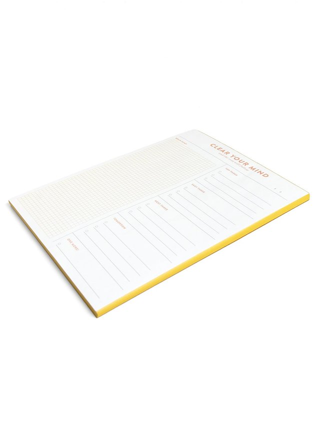 Clear Your Mind Brain Dump 8.5×11 Notepad, 2 of 3