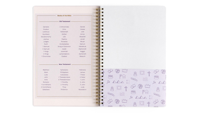 Notebook - Lilac with Maps, 2 of 8