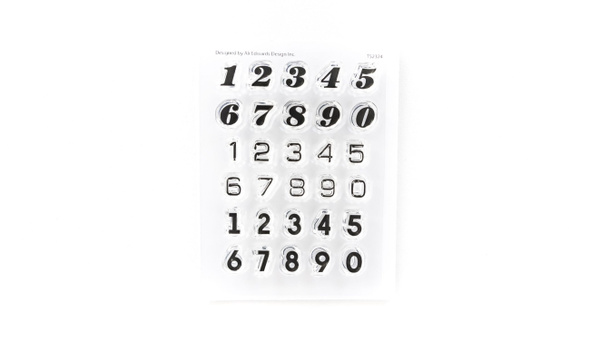 Stamp Set : 3×4 Week In The Life Number, 1 of 2