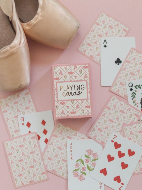 Ballet Florals & Bows - Deck of Playing Cards, 3 of 6