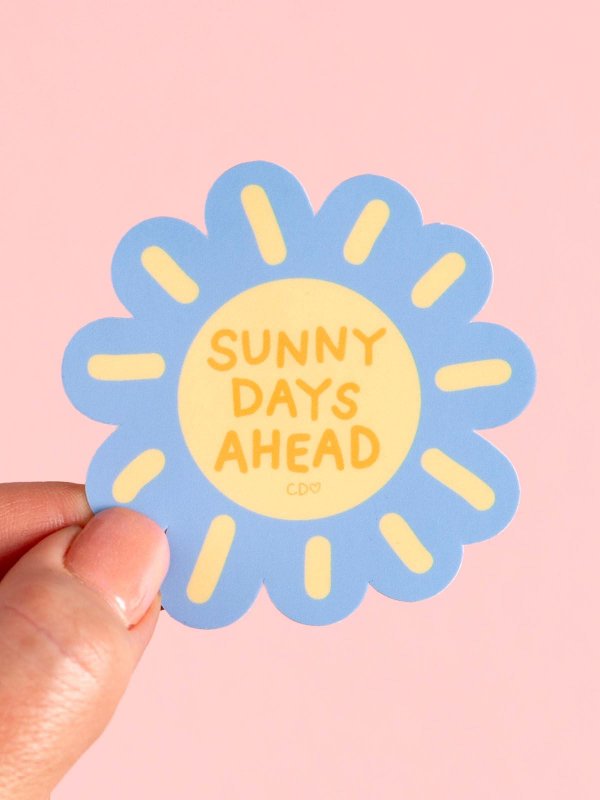 Sunny Days Ahead Decal Sticker, 1 of 2