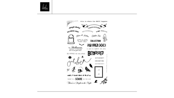 Digital 4×6 Halloween Captions Stamp Set, 1 of 1