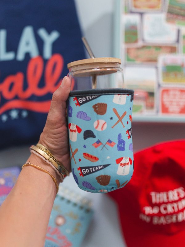 Take Me Out To The Ballgame Baseball Drink Sleeve , 2 of 6