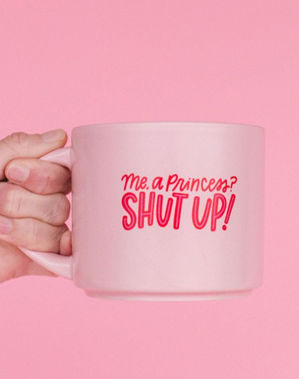 Me, A Princess? Large Ceramic Mug , 2 of 5