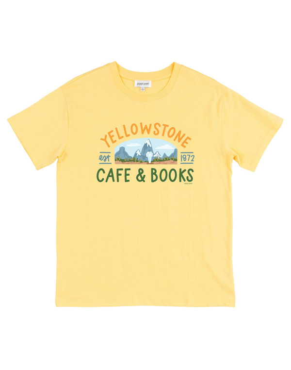 Yellowstone Cafe and Books Tee - Butter, 4 of 4