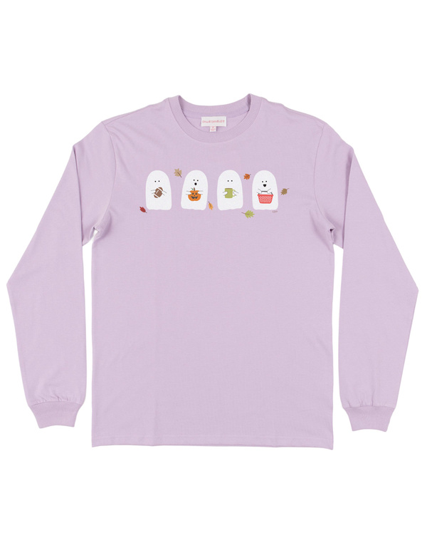 Ghosts Day Out - Callie Long-Sleeve Tee - Lilac, 3 of 4