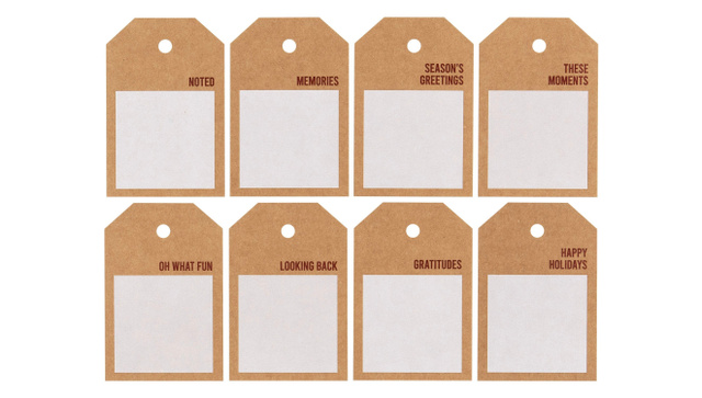 Memories & Moments Kraft Tags, 1 of 2