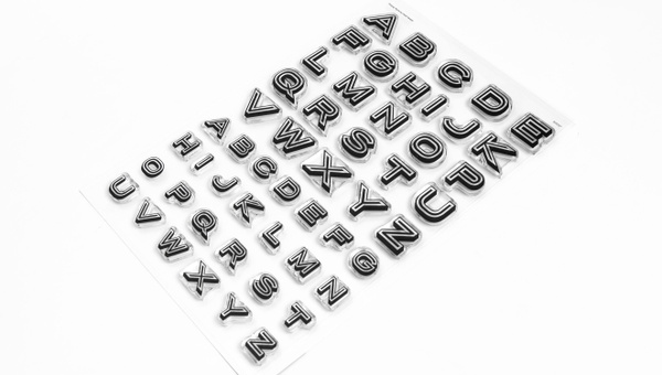 Stamp Set : 6×8 Display Alphabet, 2 of 2