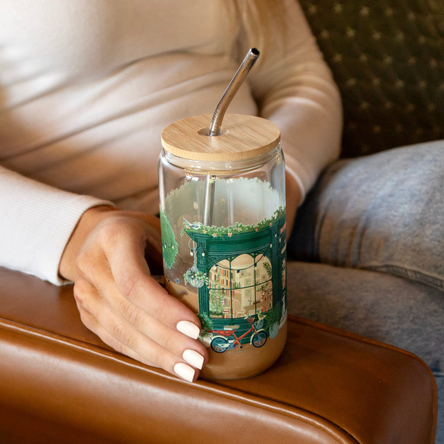 Bookshop Glass Can, 1 of 3