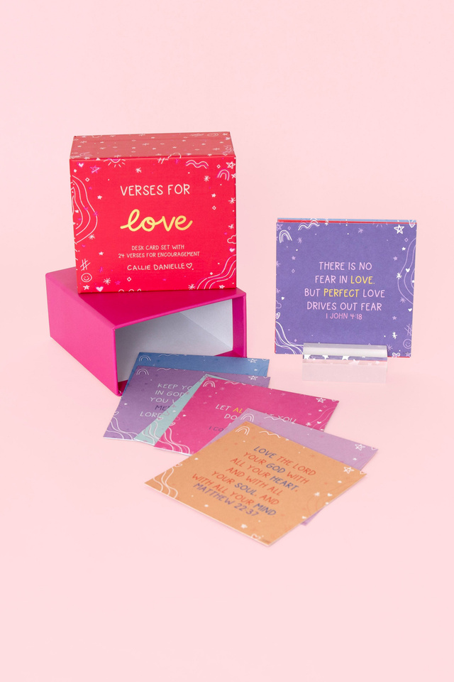 Verses for Love – Bible Verse Card Set with Display Stand, 4 of 6