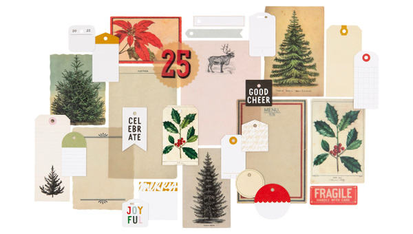 Vintage Vellum & Cardstock Tag Die Cut Pack, 1 of 4