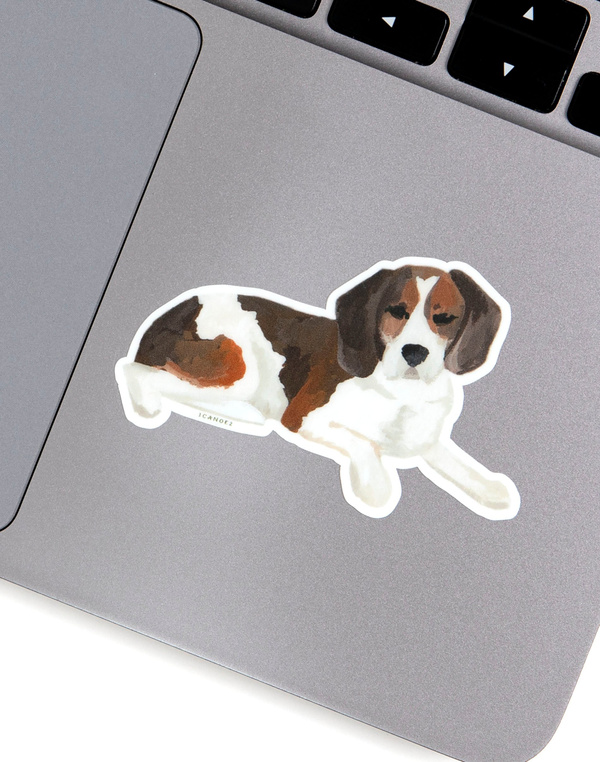 Beagle Decal Sticker, 2 of 2