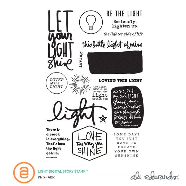 Light Digital Story Stamp™, 1 of 1