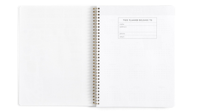 Happy Days Ahead- 8.5×11" Weekly/Monthly Planner, 3 of 10