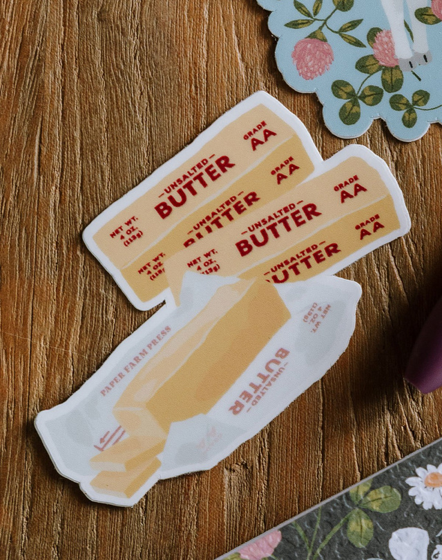Farm Fresh Butter Decal Sticker - Paper Farm Press