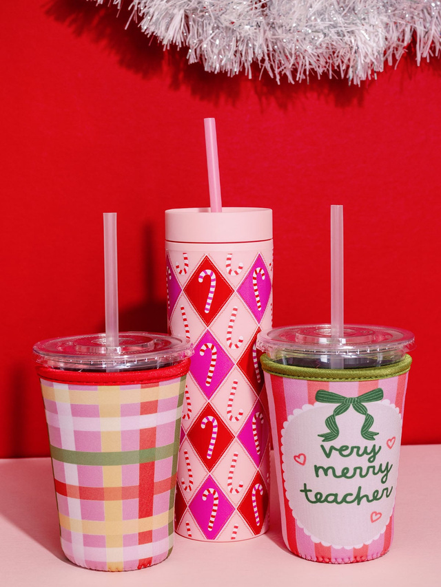Plaid Christmas Drink Sleeve, 4 of 4