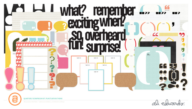Punctuation Digital Scrapbook Kit, 1 of 1