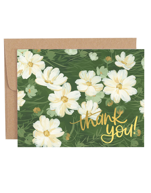 Aulden Thank You Greeting Card, 1 of 1