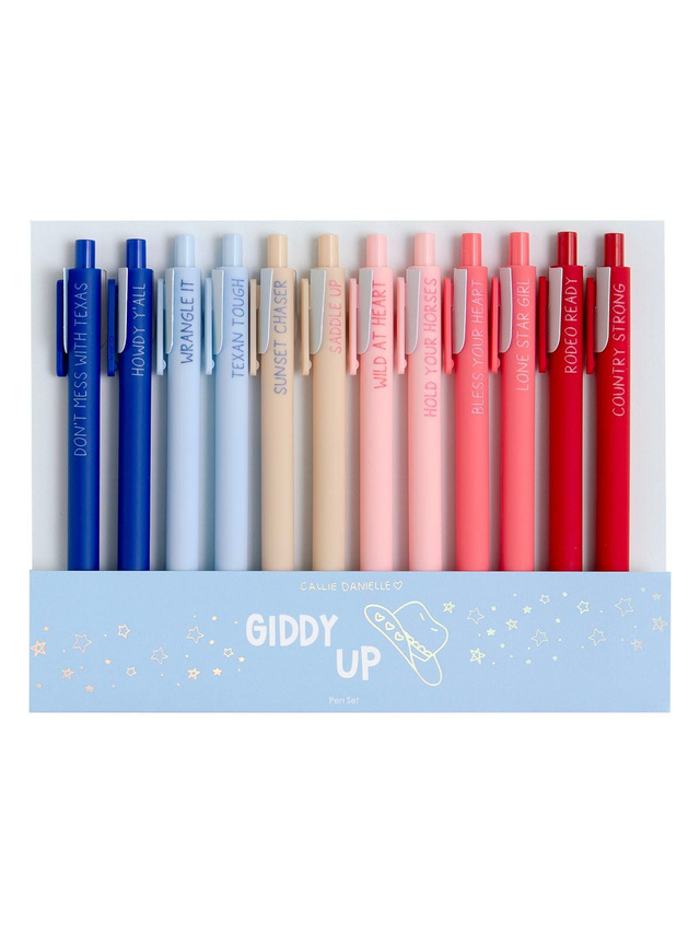 Giddy Up Texas Western Pen Set, 1 of 6