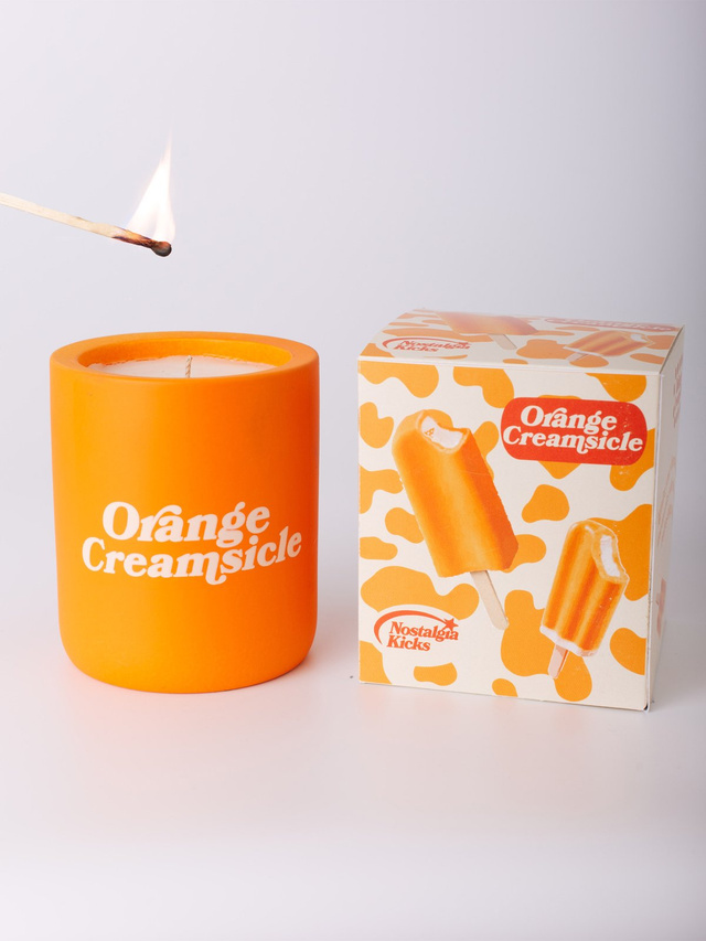 Orange Creamsicle Candle, 1 of 3