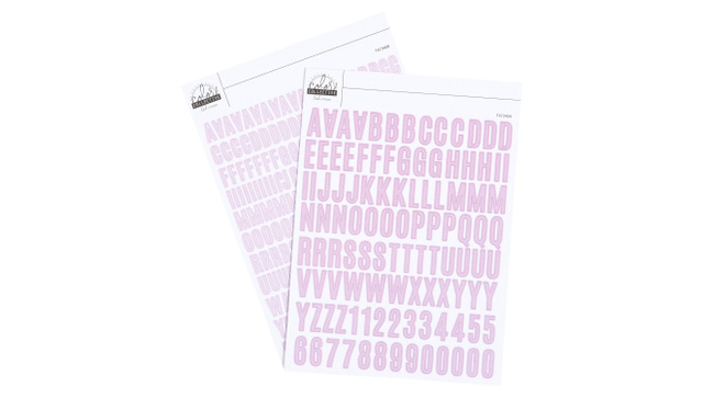 Color Collective 5×7 Cardstock Alphabet Sticker - Pinkity, 1 of 1