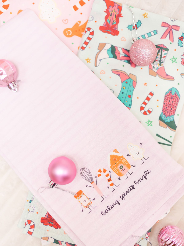 Baking Spirits Bright Christmas Tea Towel  , 3 of 4