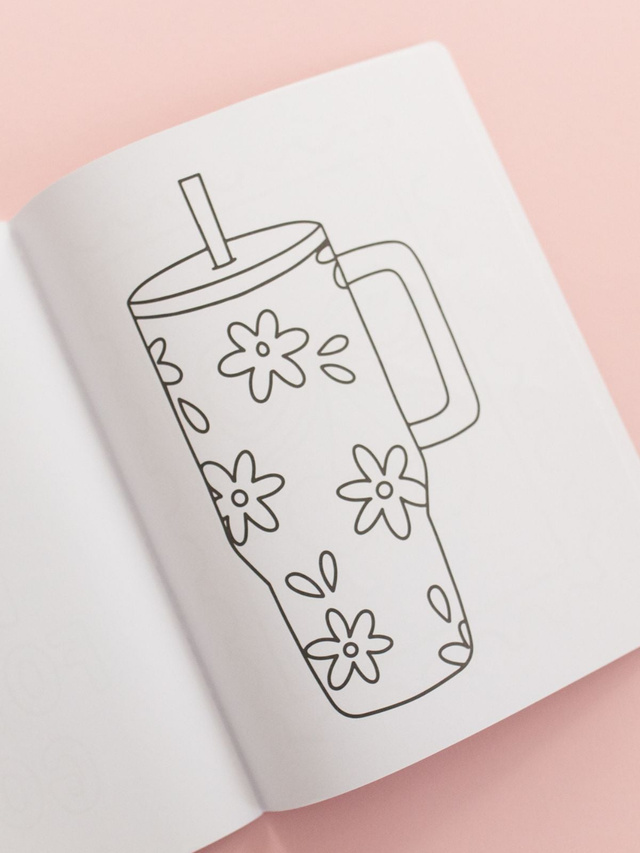 Bows & Blooms Coloring Book, 6 of 11