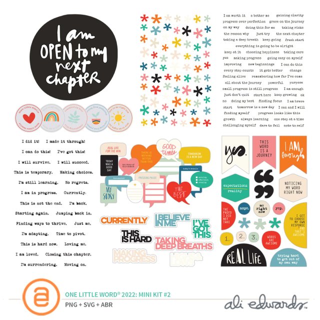 One Little Word® 2022 Digital Mini Kit #2, 1 of 1