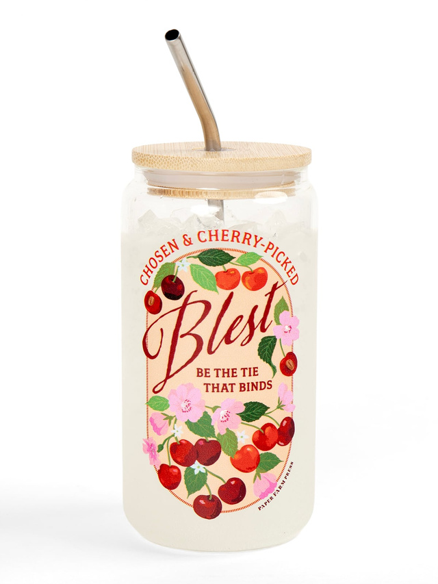 Chosen & Cherry Picked Faith Glass Can, 2 of 6