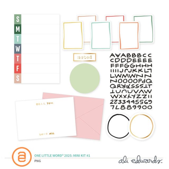 One Little Word® 2025 Digital Mini Kit #1, 1 of 1