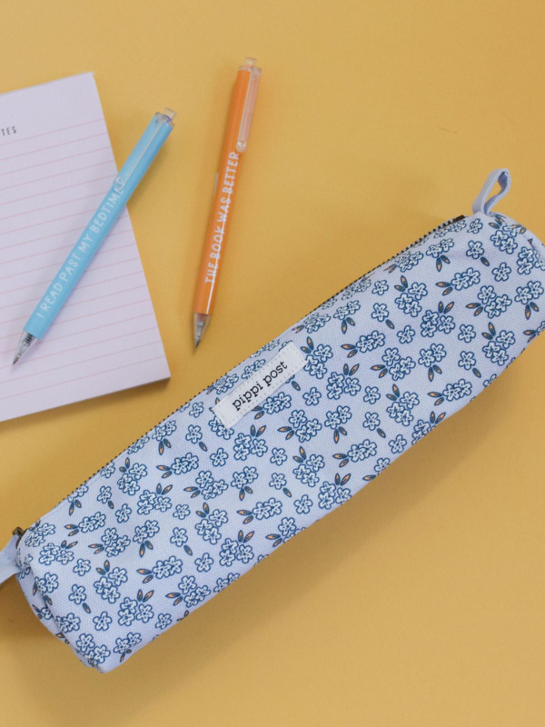 Tiny Florals Canvas Pencil Pouch, 1 of 3