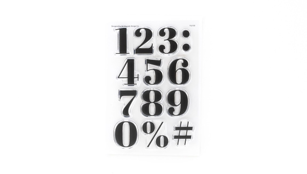 Numbers Are Awesome #20 4×6 Stamp Set, 1 of 2