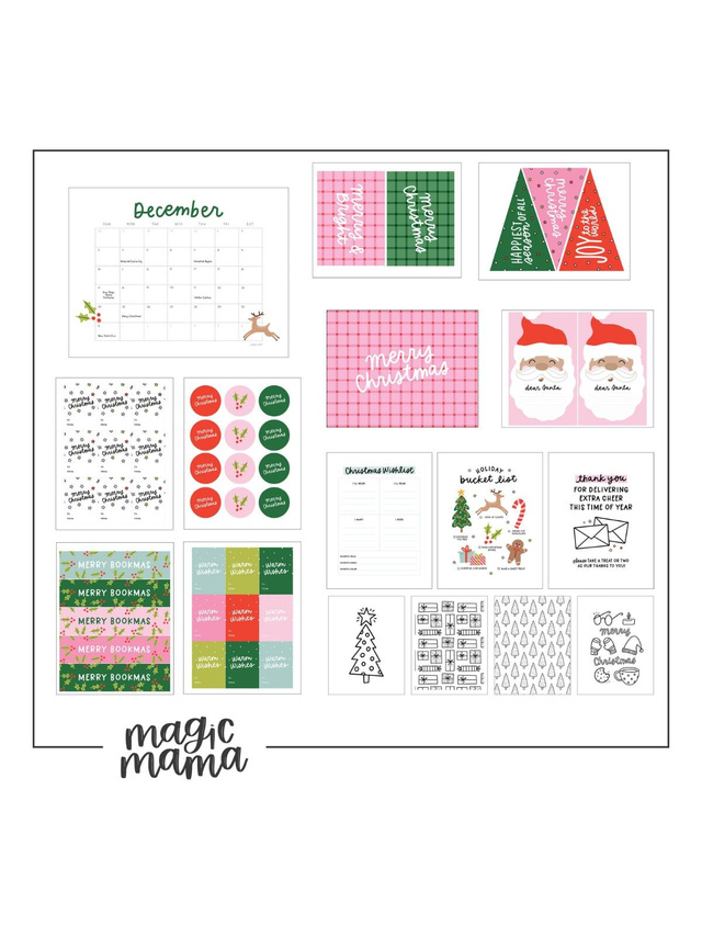 Merry Bookmas Digital Bundle, 1 of 2