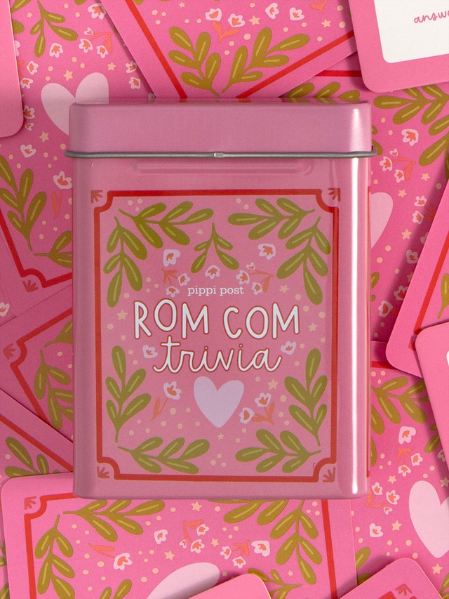 Rom Com Trivia Game - Deck of Cards + Storage Tin, 6 of 7