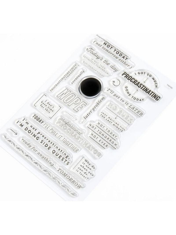 Stamp Set : 4×6 Procrastinator , 2 of 3