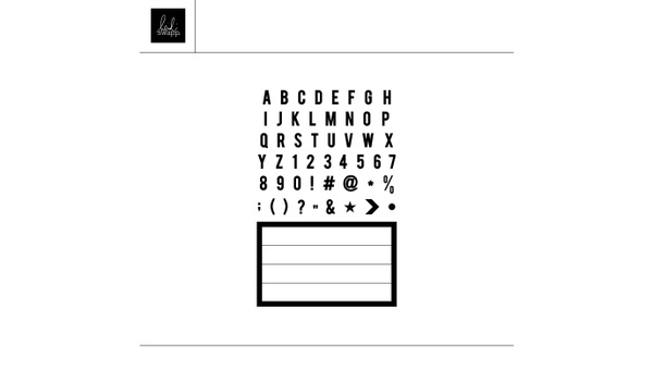 Digital Marquee Alpha Stamp, 1 of 1