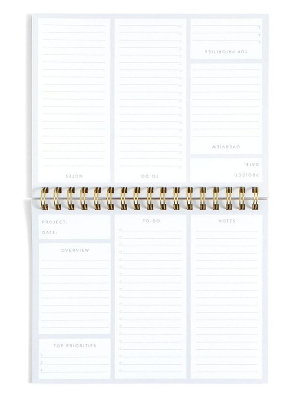 Undated Spiral Project Planner, 3 of 4