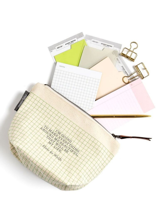 Beautiful Canvas Zip Pouch, 4 of 5