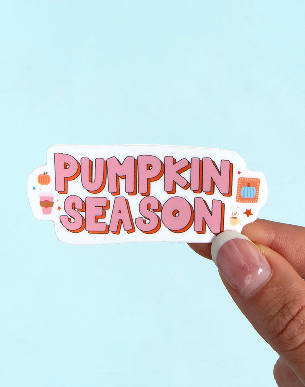 Pumpkin Season Fall Decal Sticker, 1 of 2