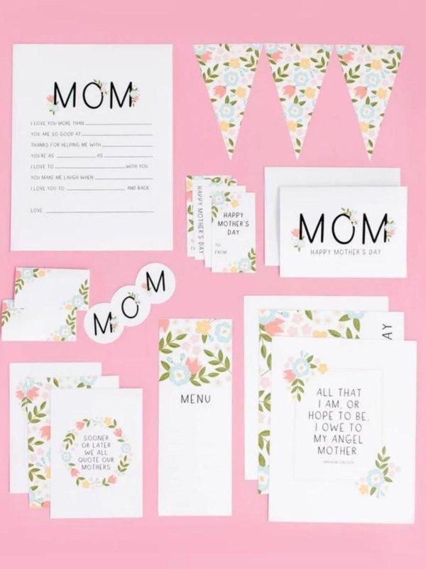 Mother's Day Digital Printable Pack	, 1 of 2