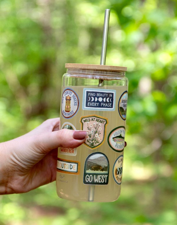 The Great Outdoors 16oz Glass Can, 2 of 4