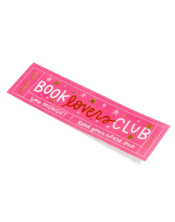 Book Lovers Club Transparent Bookmark, 3 of 3