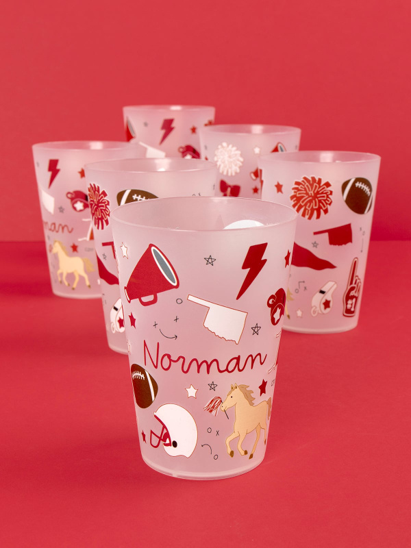 Norman Football Game Day 16oz Stadium Cups, 1 of 3