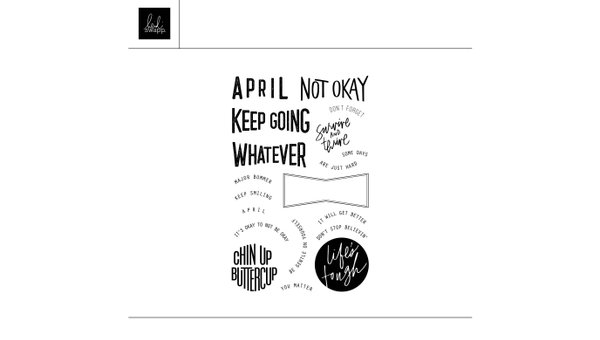 Digital 4×6 April Update Stamp Set, 1 of 1