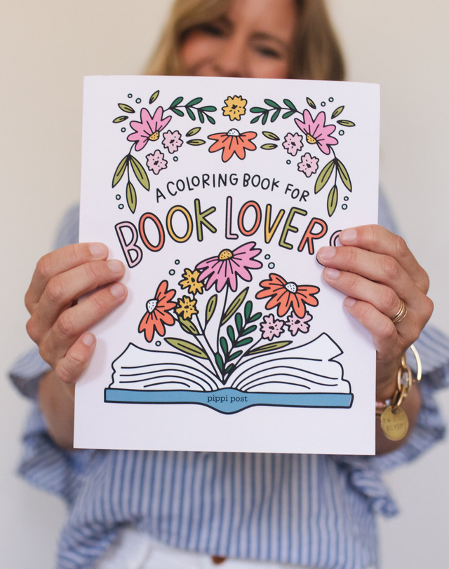 Book Lover Coloring Book , 1 of 8