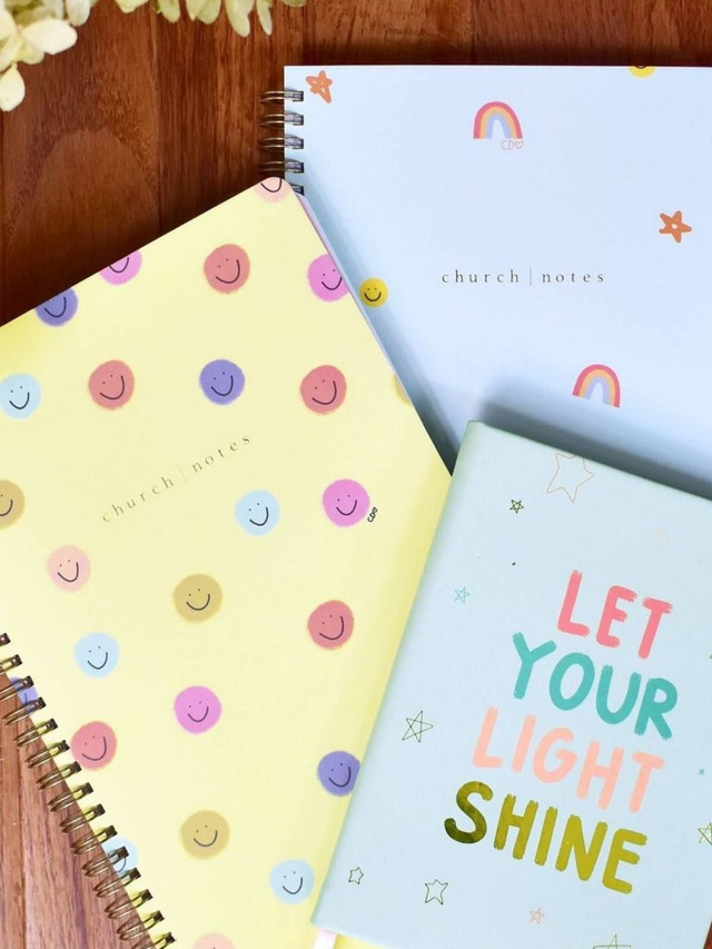 Smiley Bible Study Spiral Notebook by Callie Danielle, 10 of 10