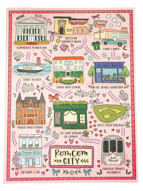 Rom Com City Map - 500 Piece Jigsaw Puzzle, 5 of 6