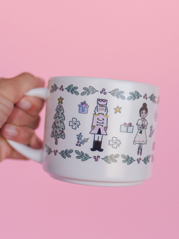 The Nutcracker Large Ceramic Christmas Mug, 2 of 5
